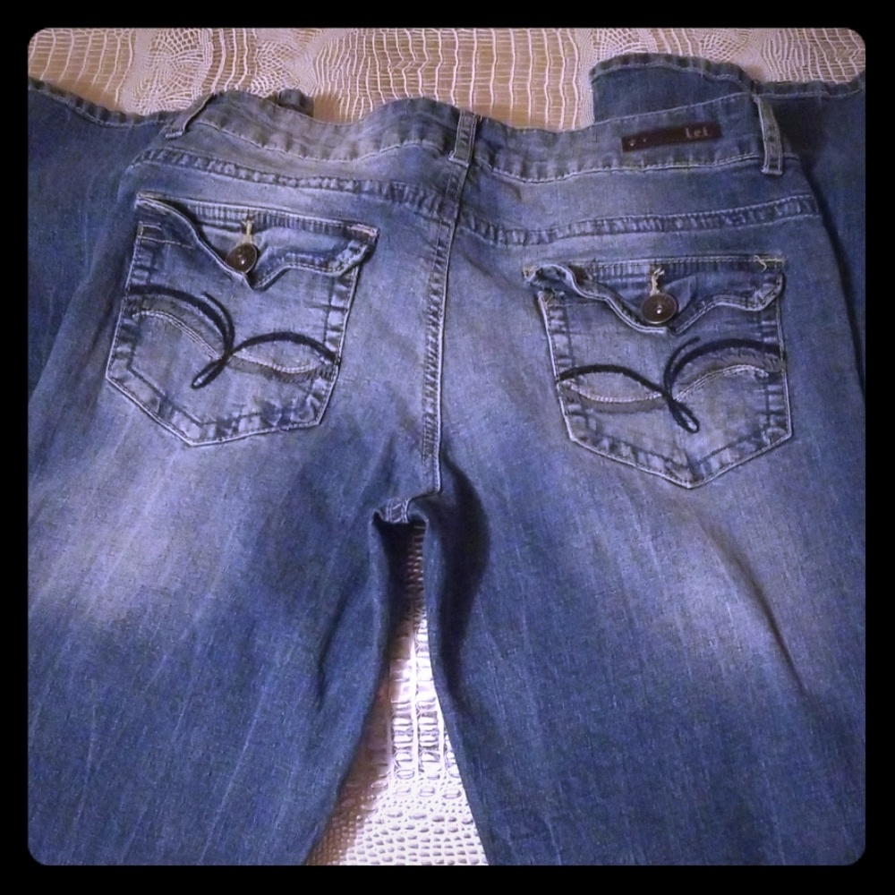 L.E.I boot cut jeans